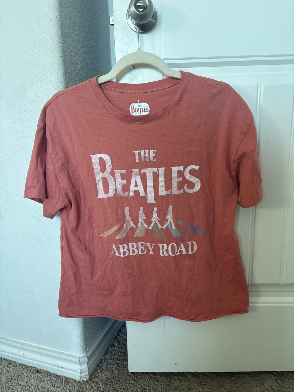 The Beatles Abbey Road T-Shirt - Rose